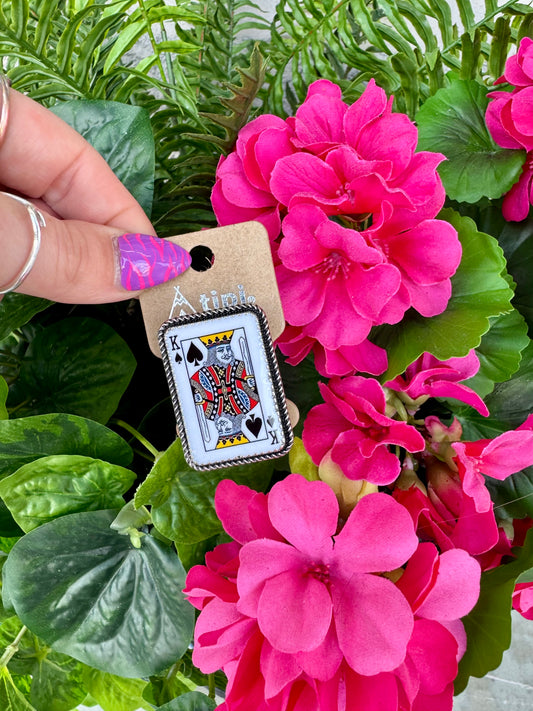 King Card Cuff Ring