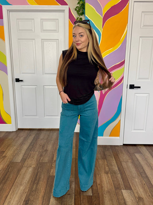 Judy Blue Teal Jeans