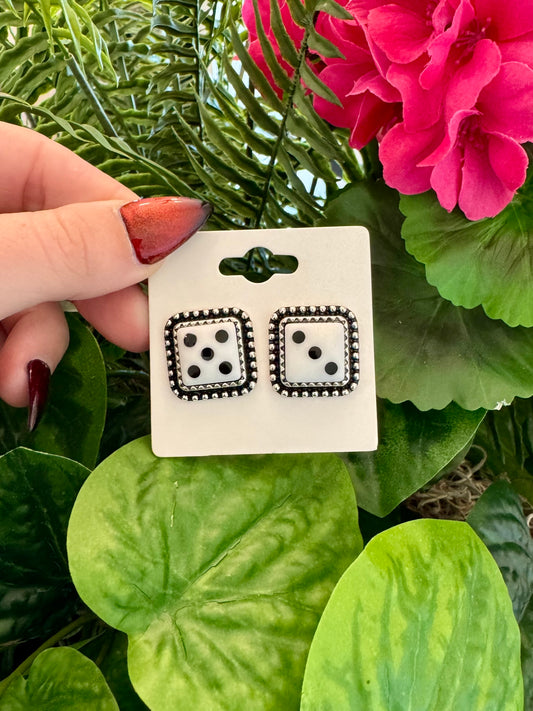 Dice Studs