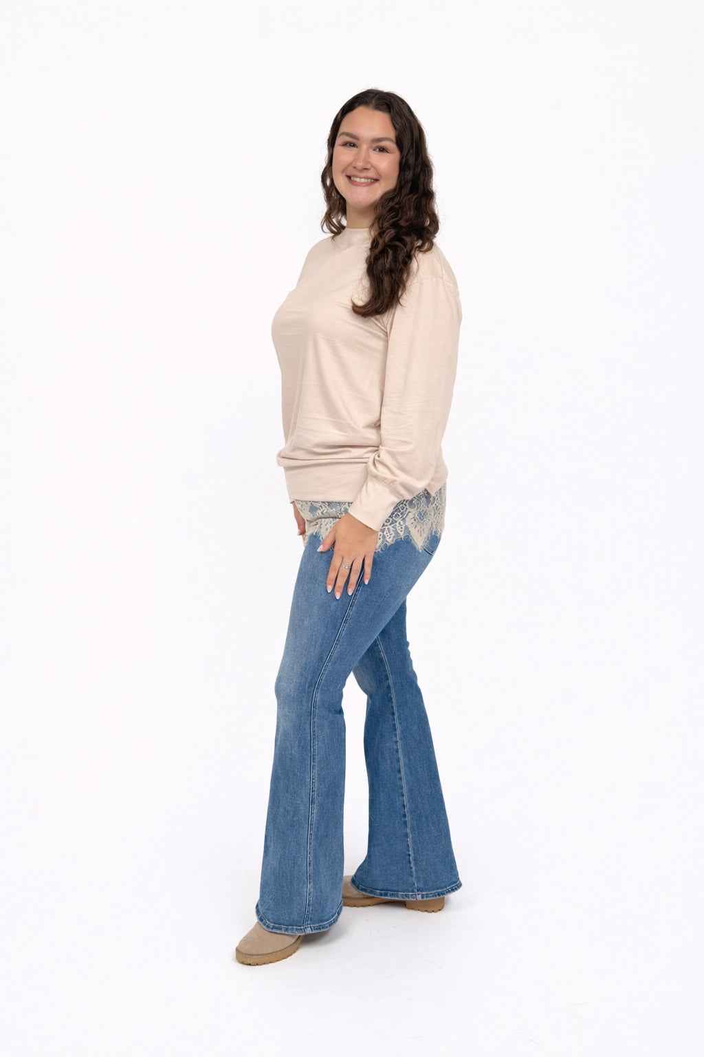 Lace Trim Top