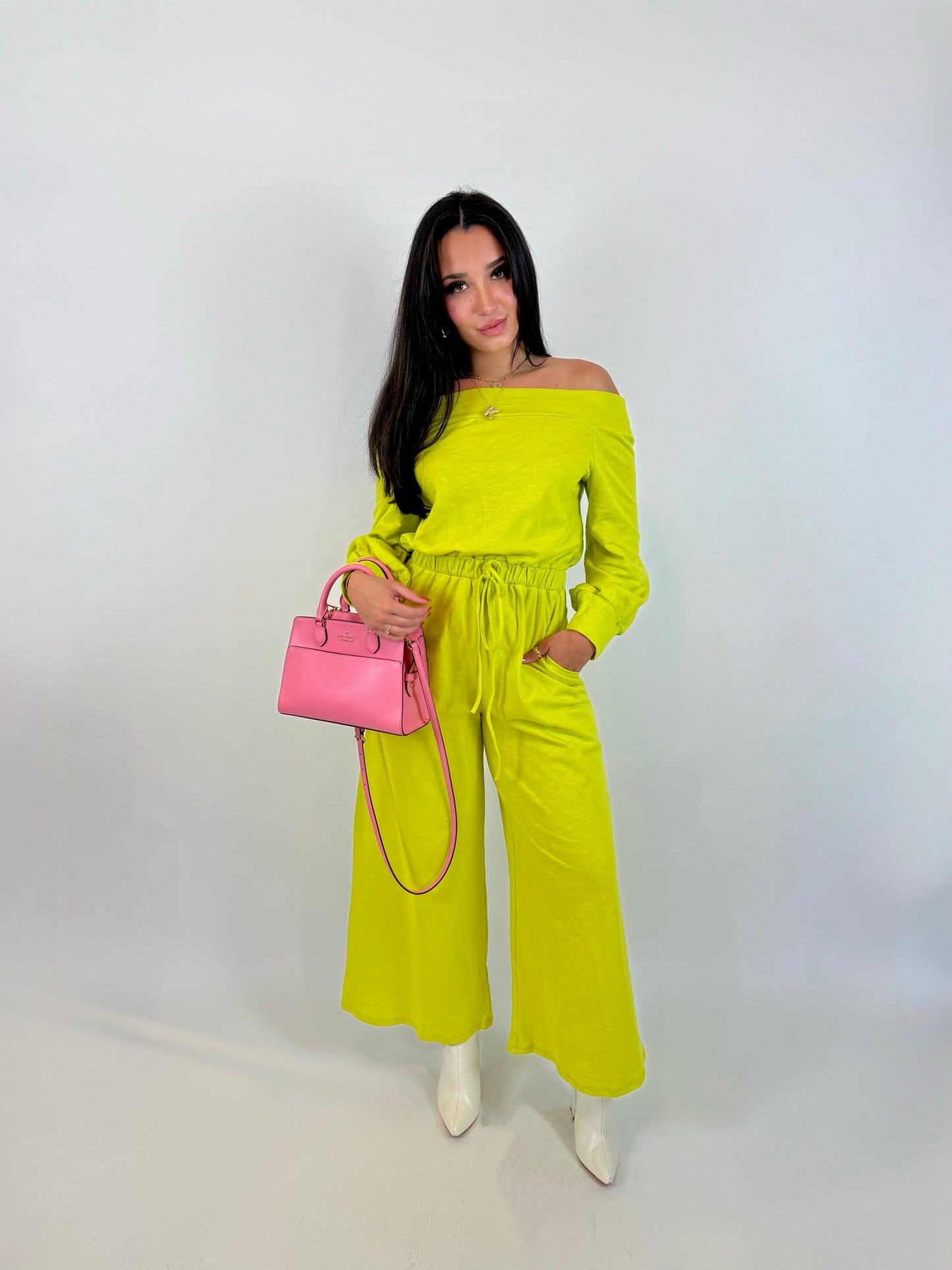 Electric Lime Jumpsuit