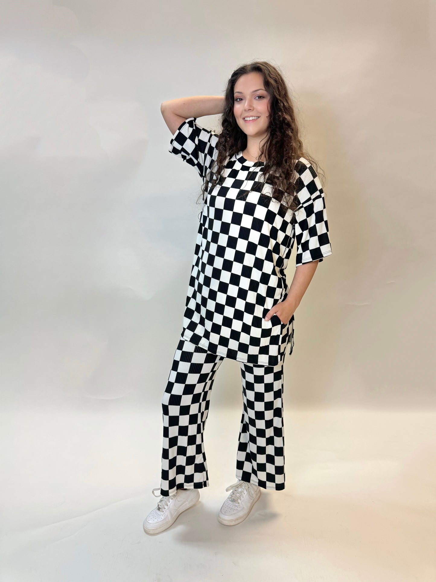 Checkered 2pc Set