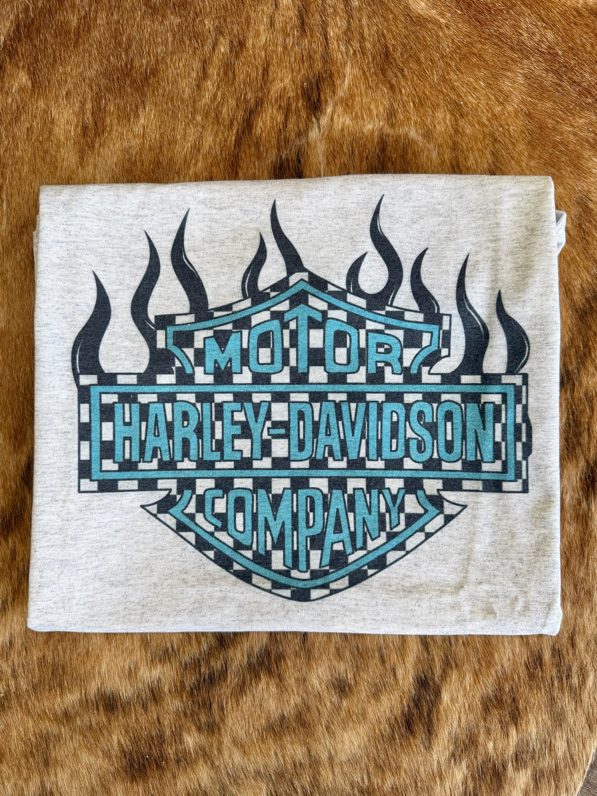 Checkered Flame HD T shirt
