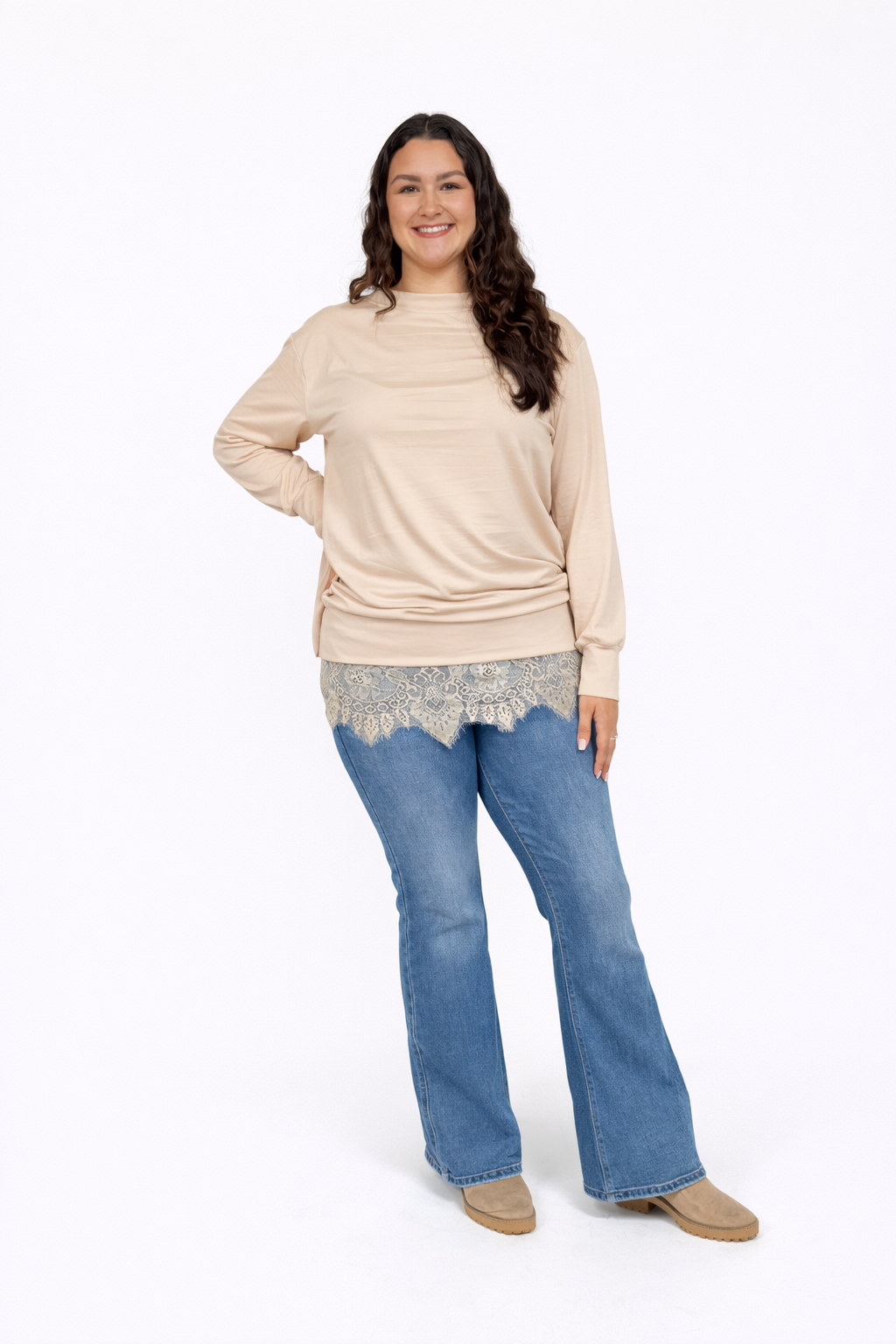 Lace Trim Top
