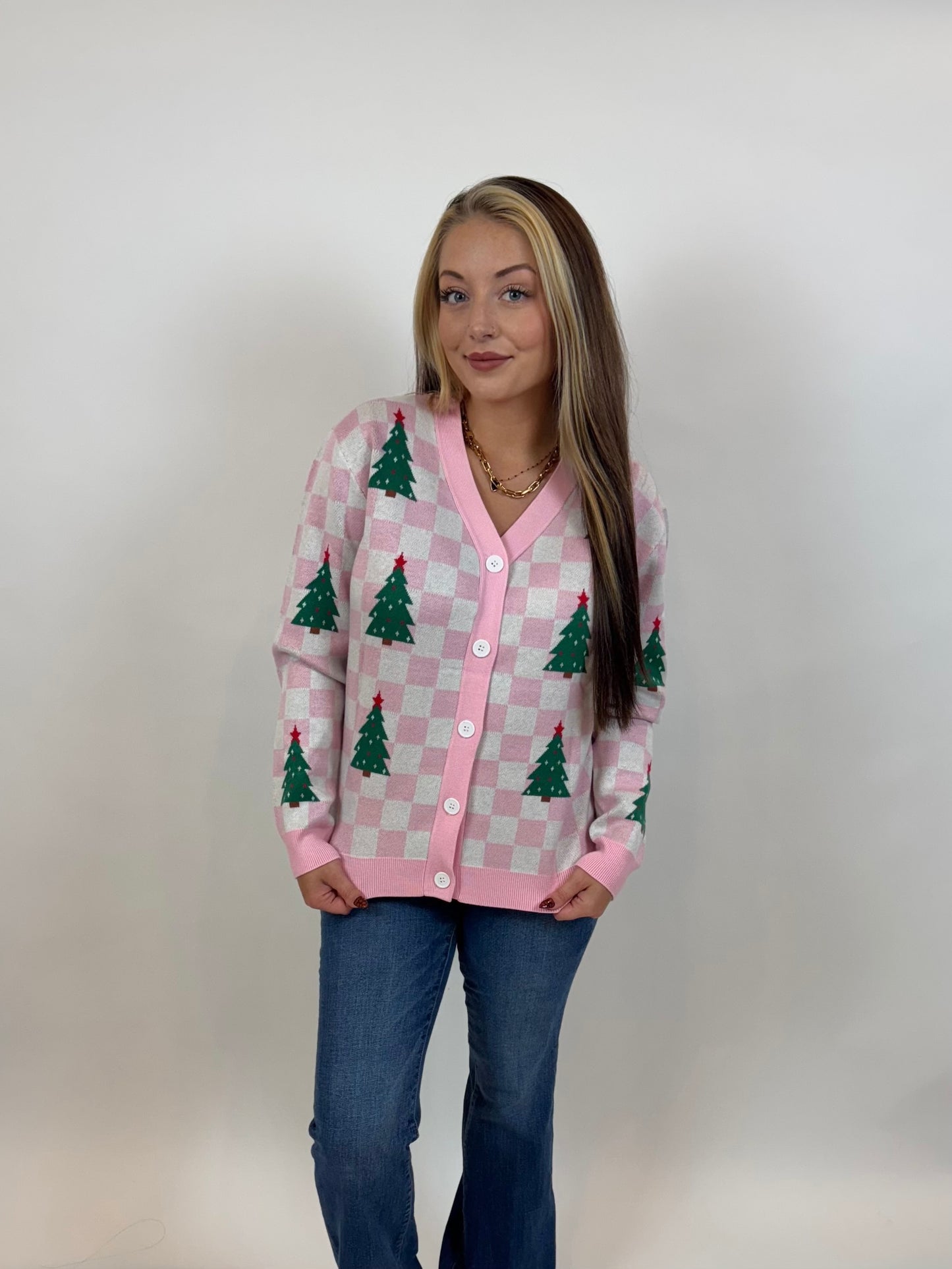 Pinkmas Cardigan
