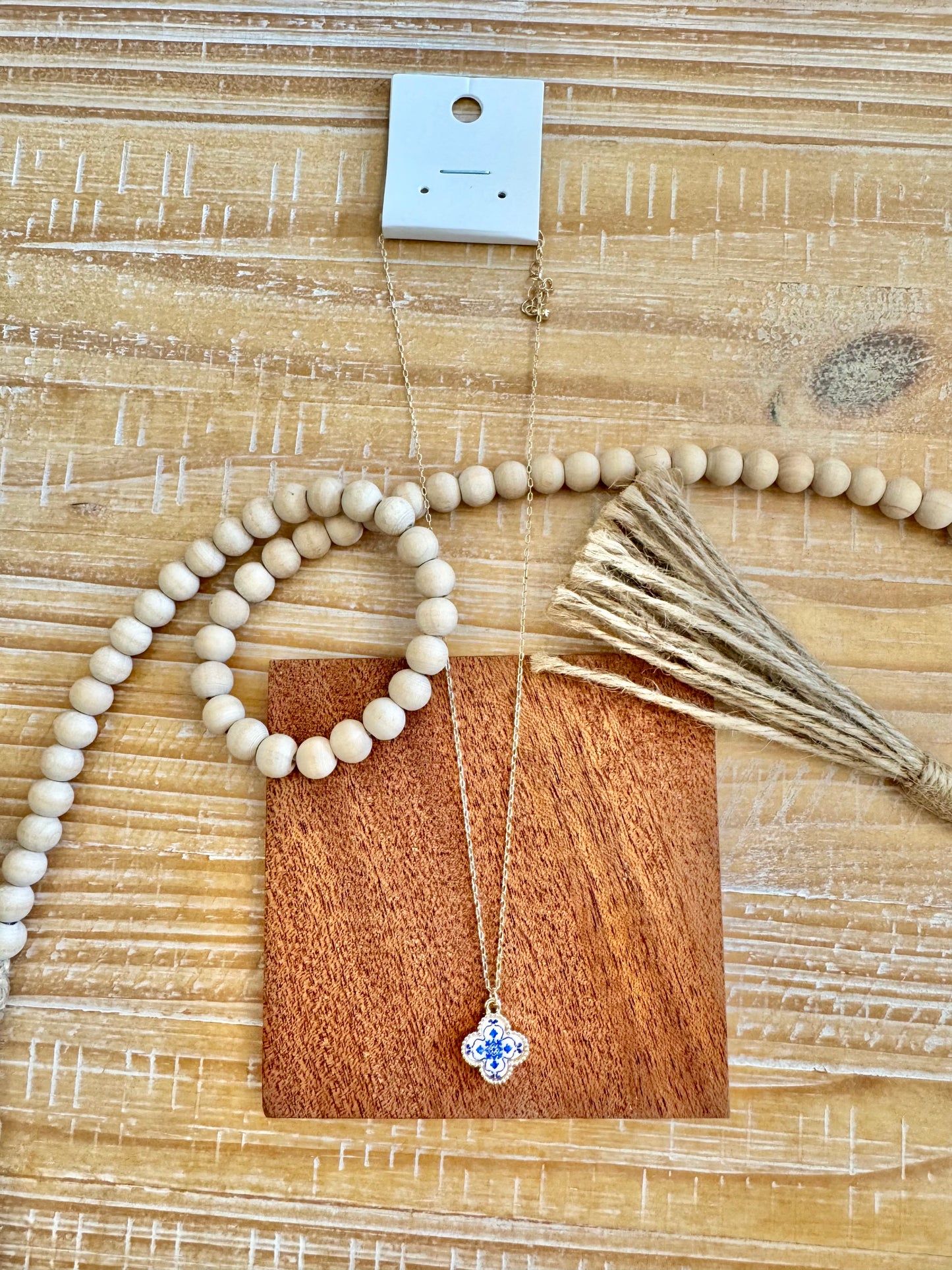 Tiff Clover Necklace