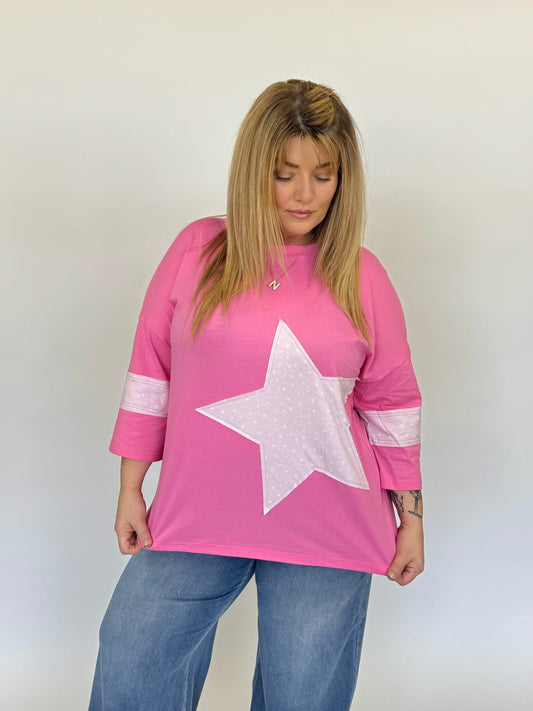 Pretty In Pink Star Top