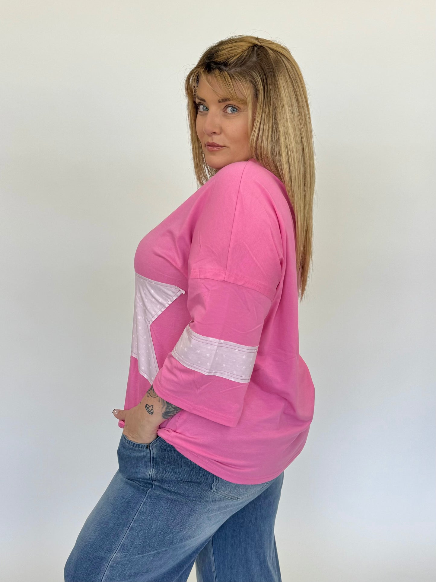 Pretty In Pink Star Top