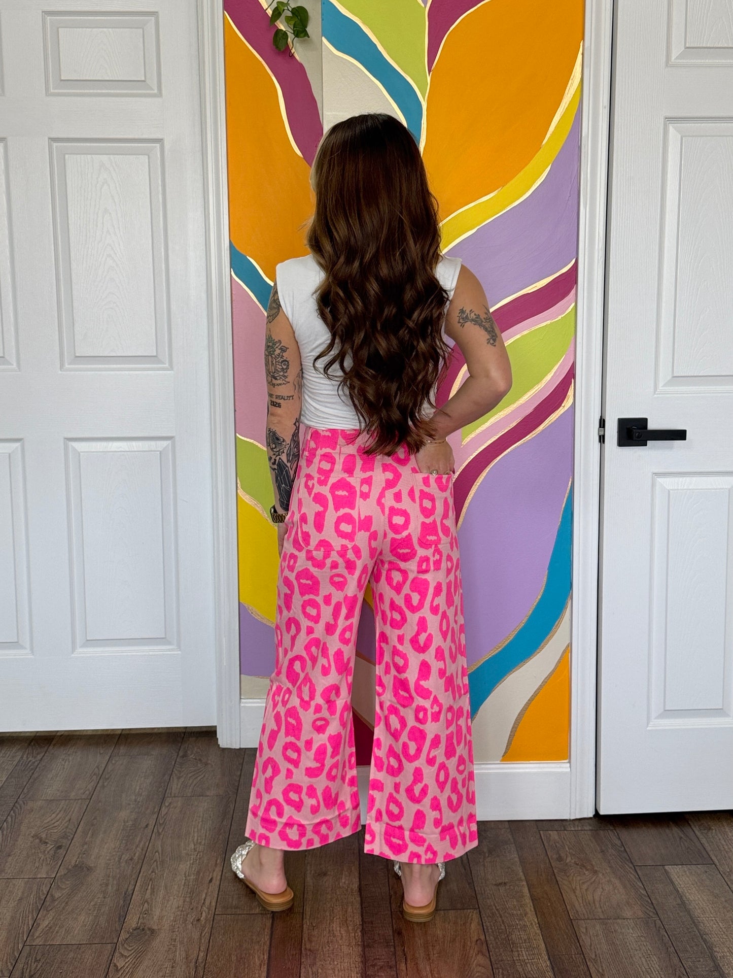 Wild Neon Cropped Jeans