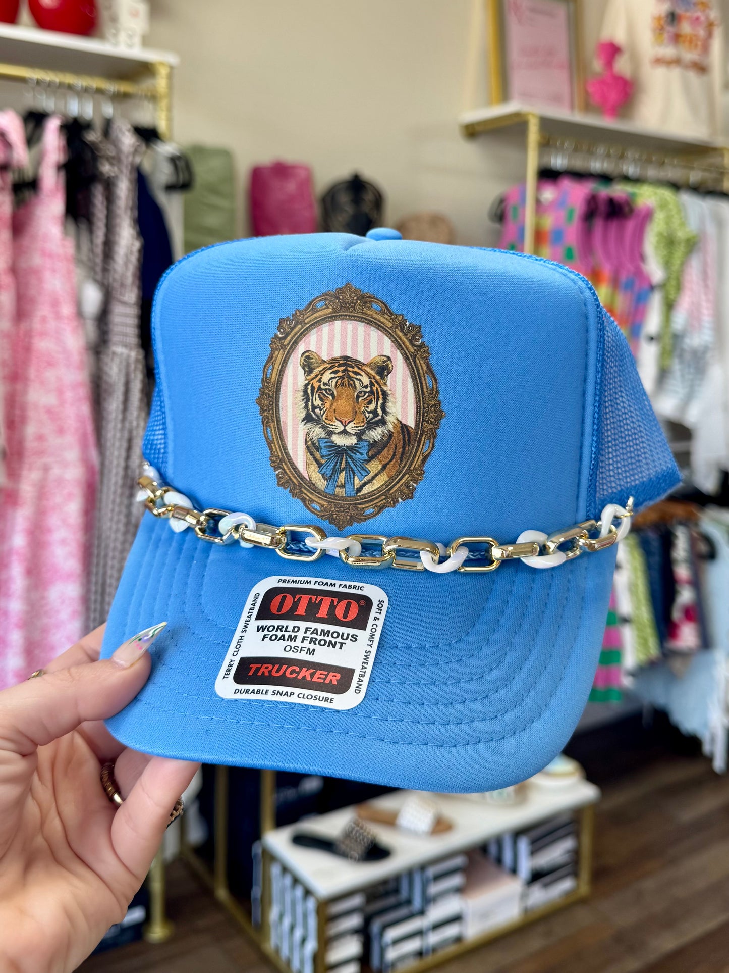 Vintage Tiger Trucker Hat