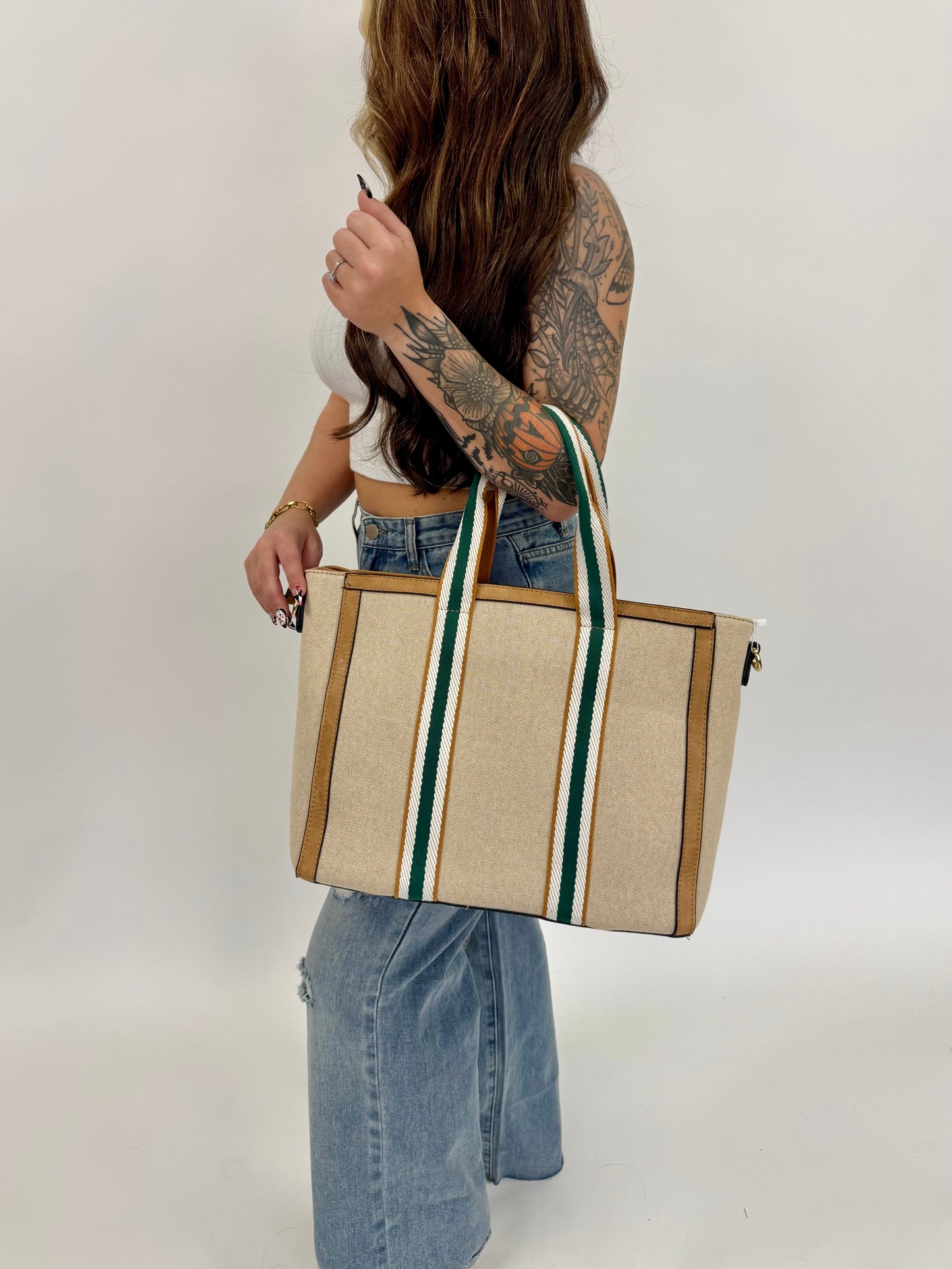 Hampton Stripe Tote