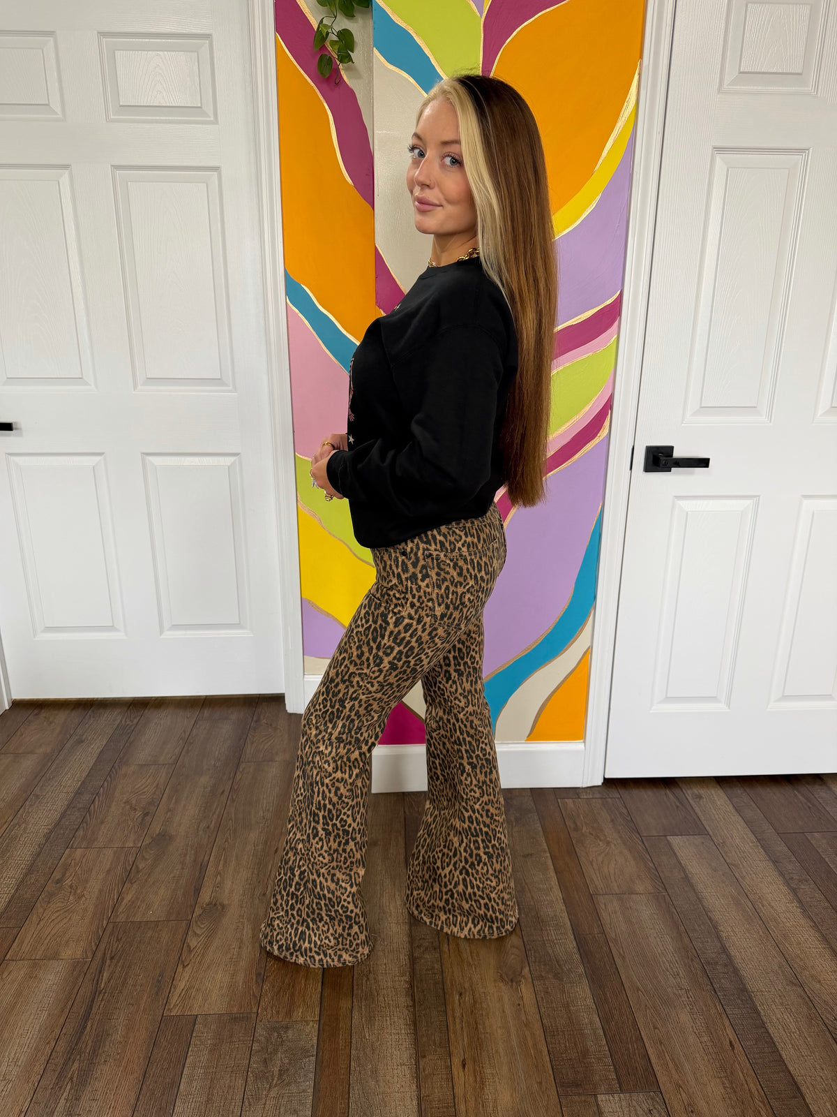 Leopard Luxe Jeans