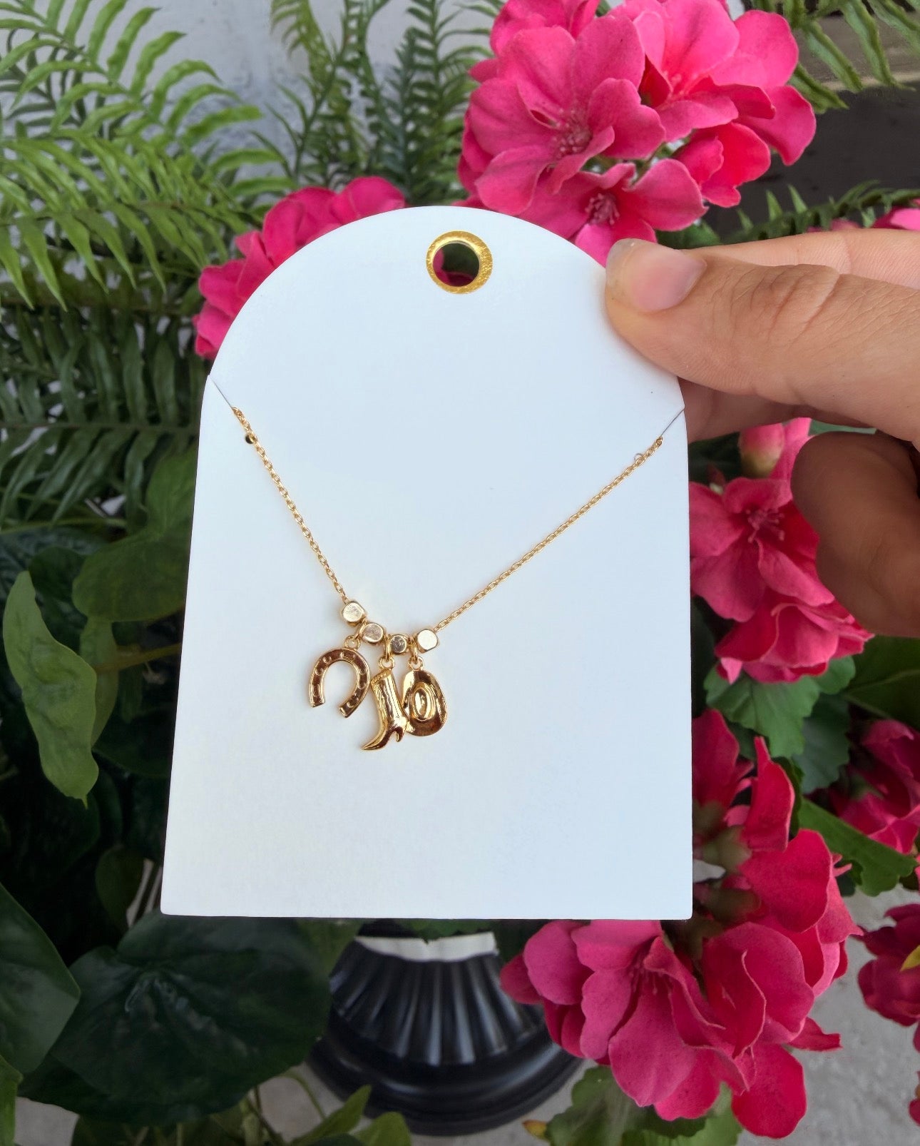 Cowgirl Dainty Necklace