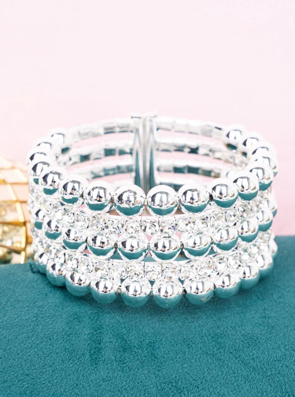Silver Nights Cuff Bracelet