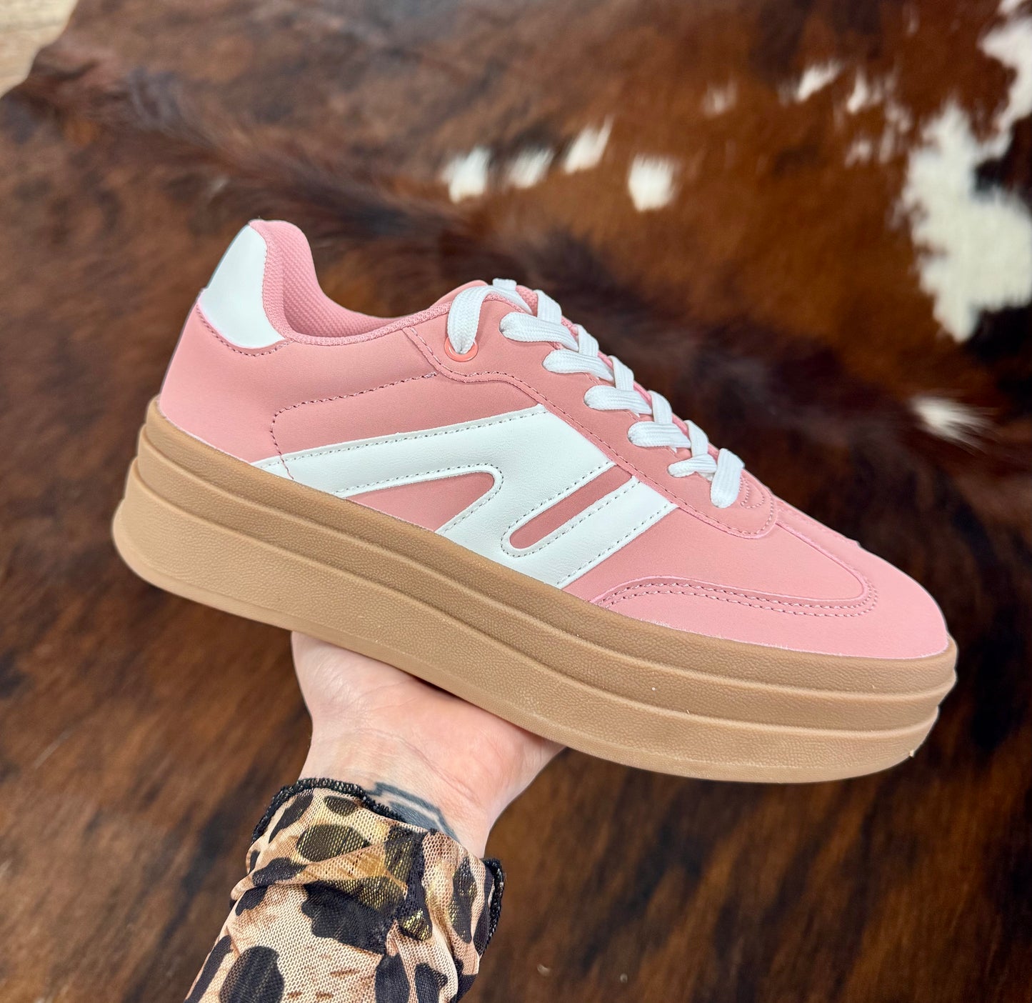 Pretty in Pink Platform Sneakers