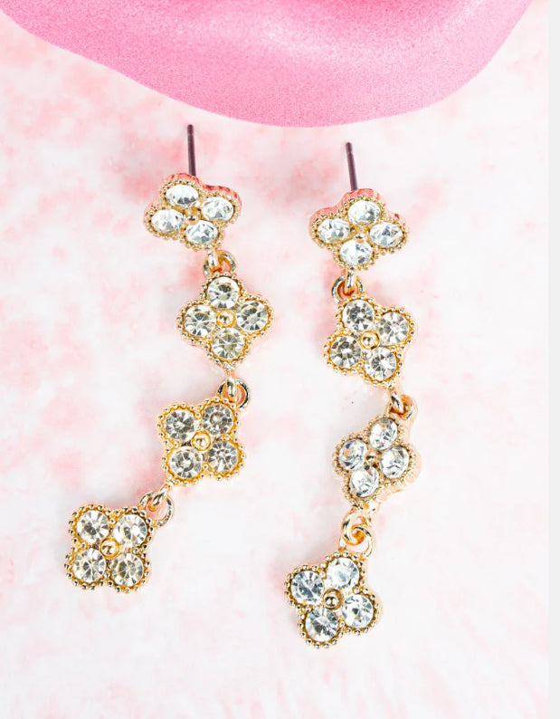 Elegant Clover Earrings