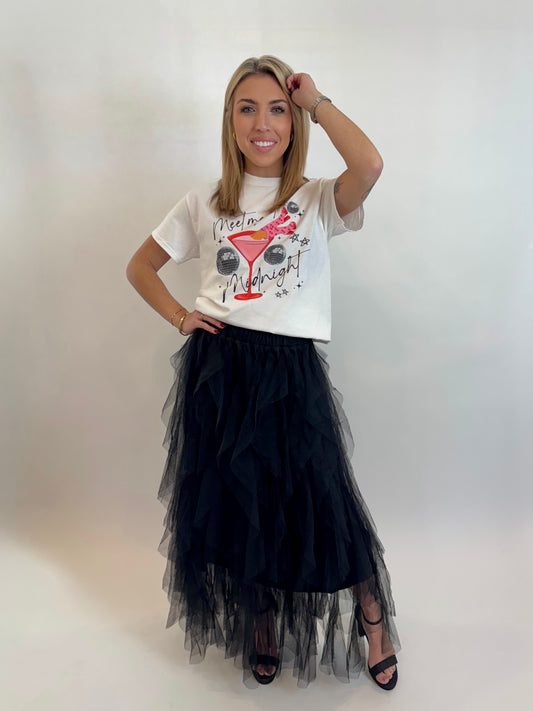 Black Tule Skirt