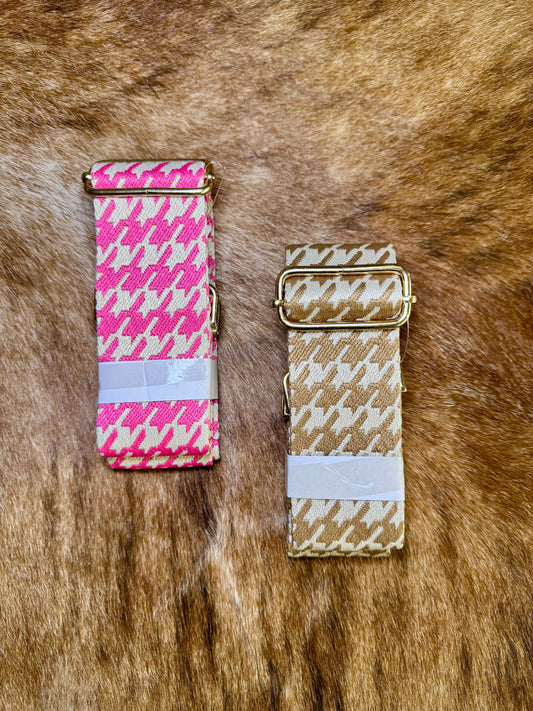 Houndstooth Bag Strap