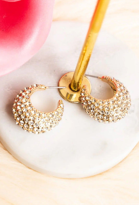 Studded Chunky Hoops