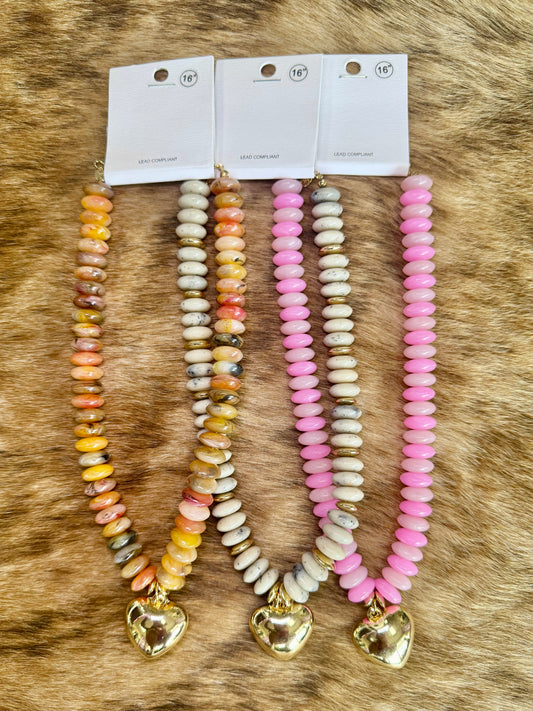 Chunky Heart Necklace