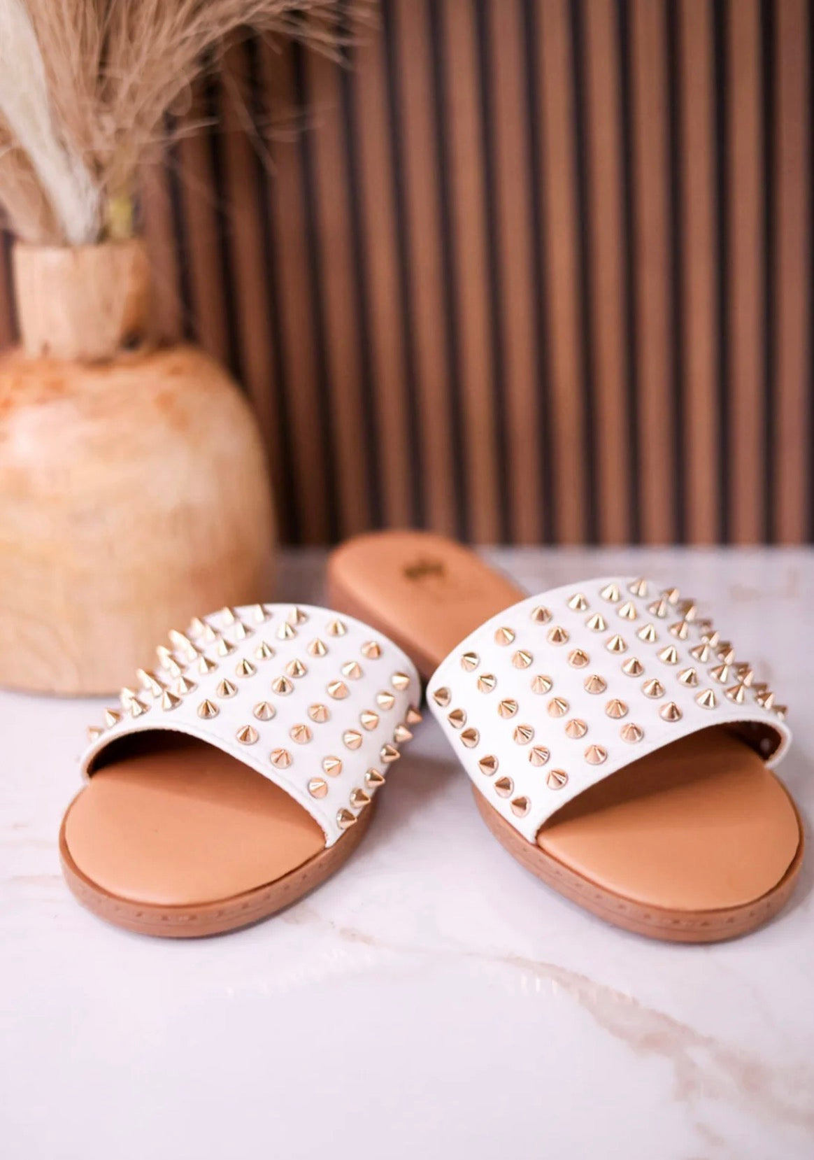 Flirtini White Sandals