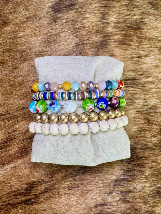 Boho Bloom Bracelet Set