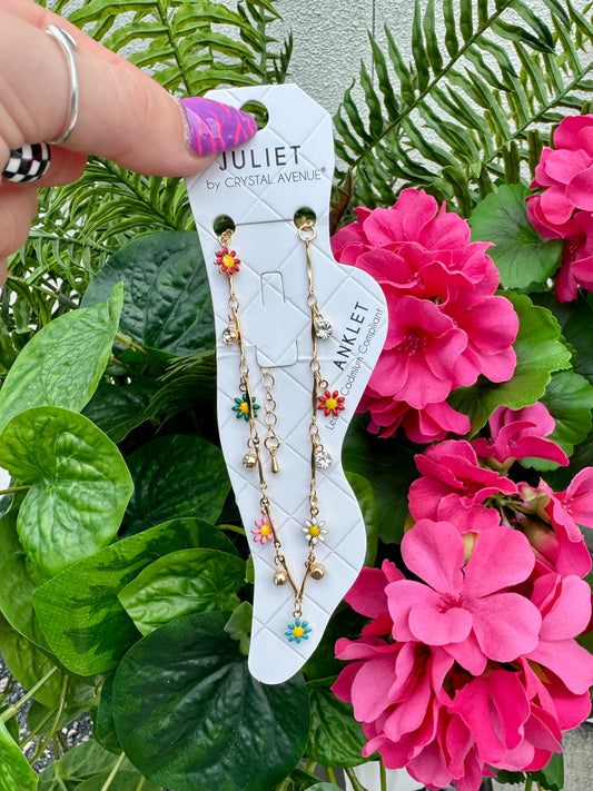 Flower Power Anklet