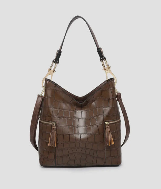 Crocodile Print Bag