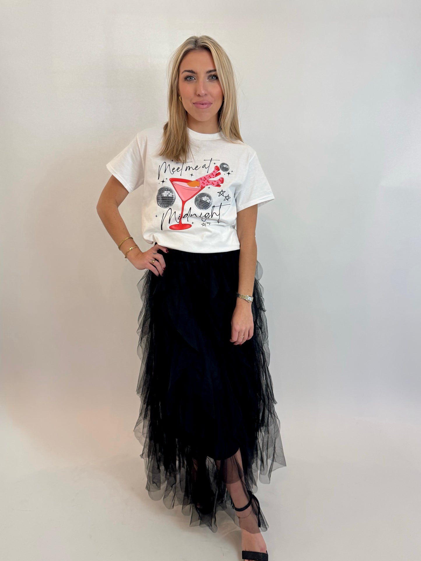 Black Tule Skirt