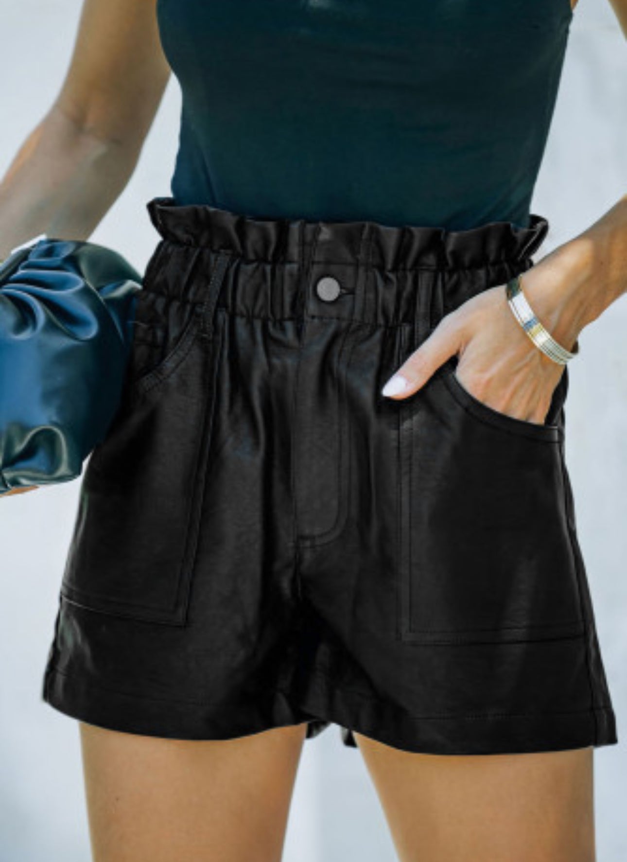 Leather Shorts