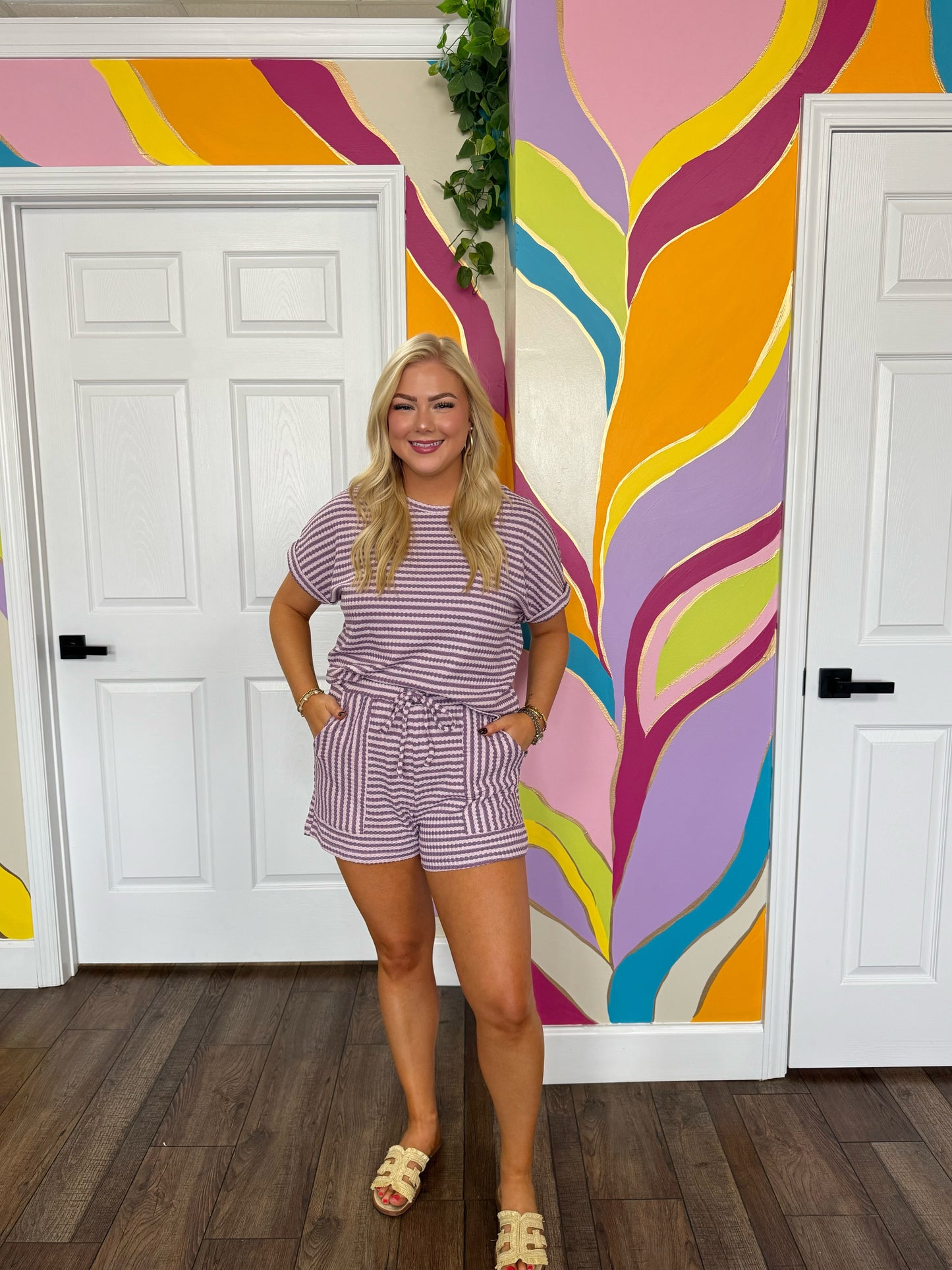 Haley Textured 2pc Set