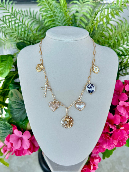 Love Story Charm Necklace