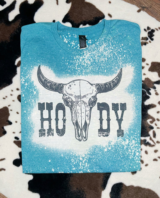 Bleached Howdy T