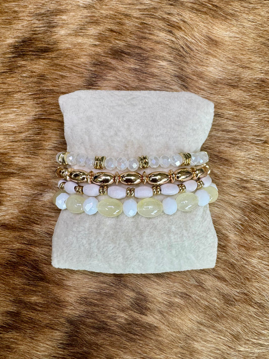 Ivory Sky Bracelet Set