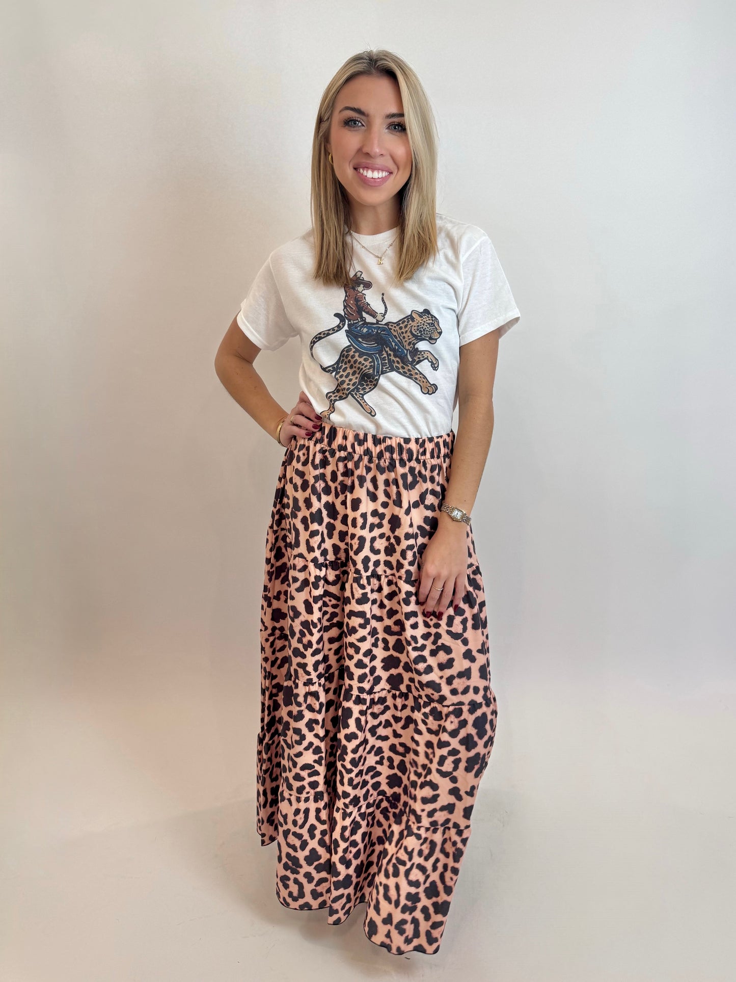 Cheetah Maxi Skirt