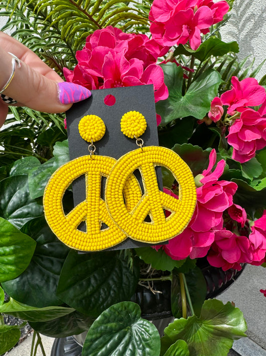 Sunshine Peace Earrings
