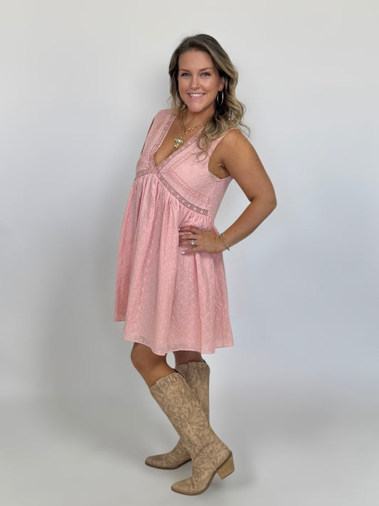 Pink Babydoll Dress