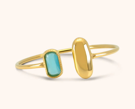 Blue Poise Cuff