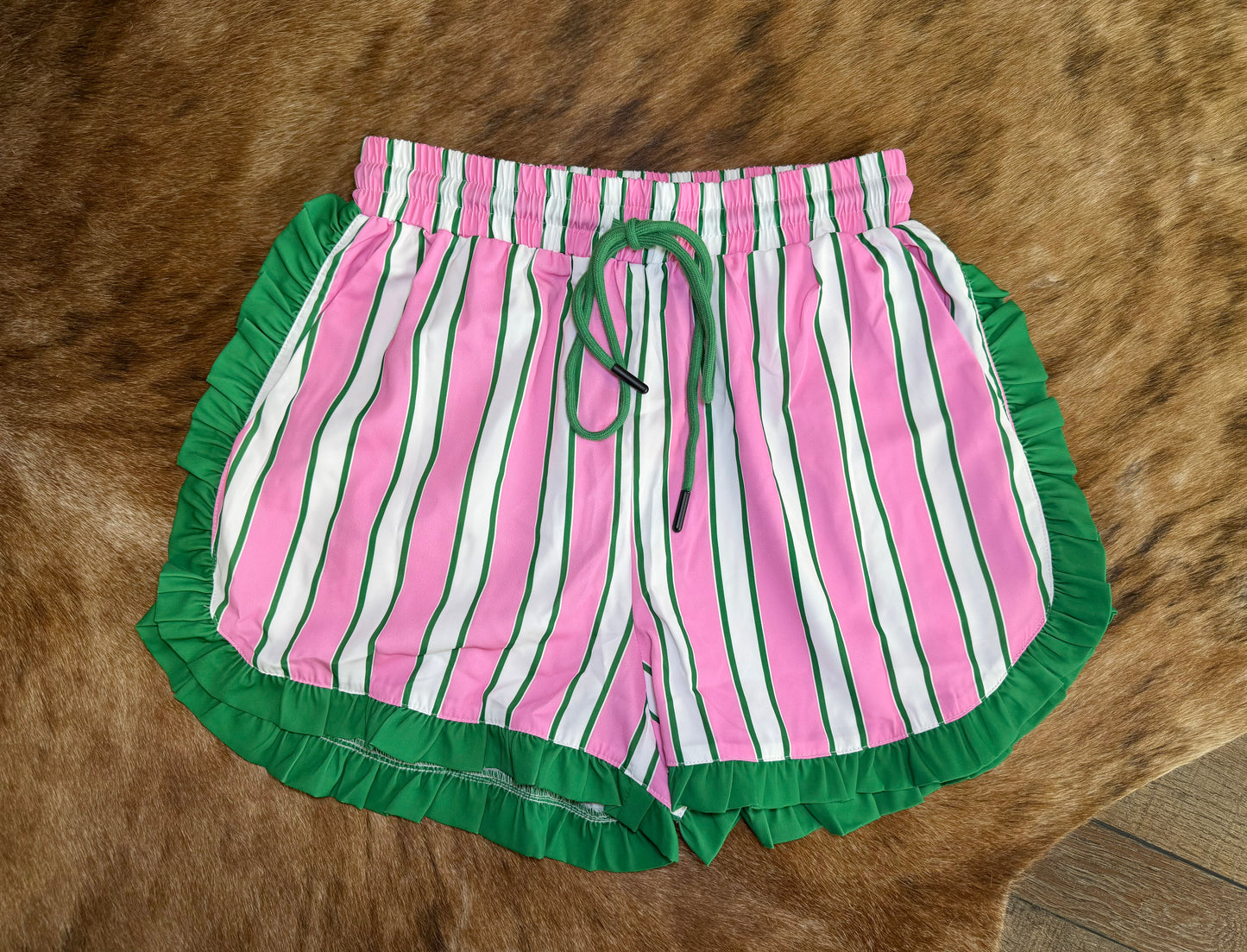 Pink & Green Shorts