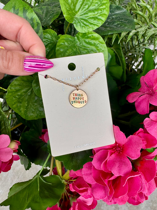 Think Happy Necklace