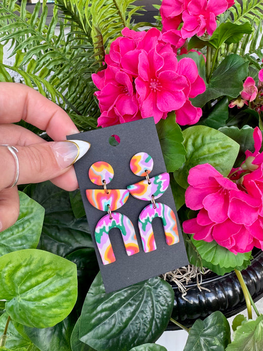 Hippie Clay Earrings