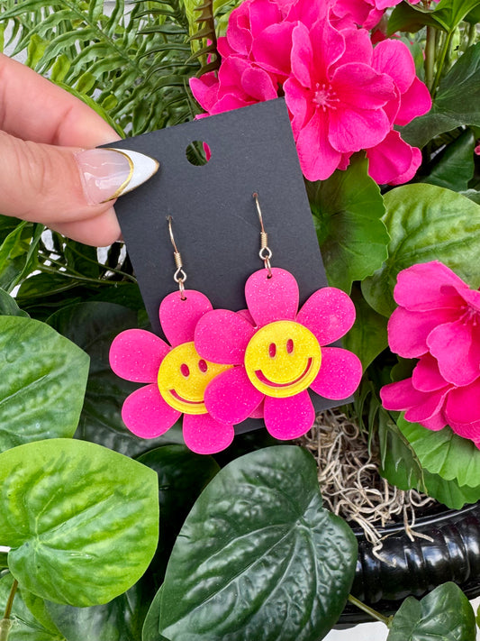 Smiley Daisy Earrings