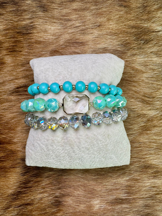 Aqua Luxe Bracelet Set