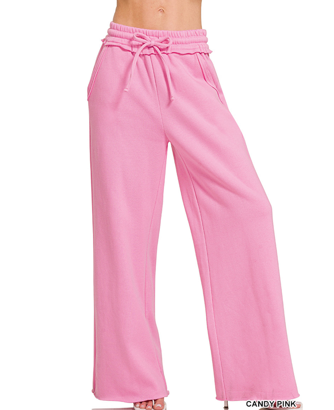 Pink Fleece Sweatpants