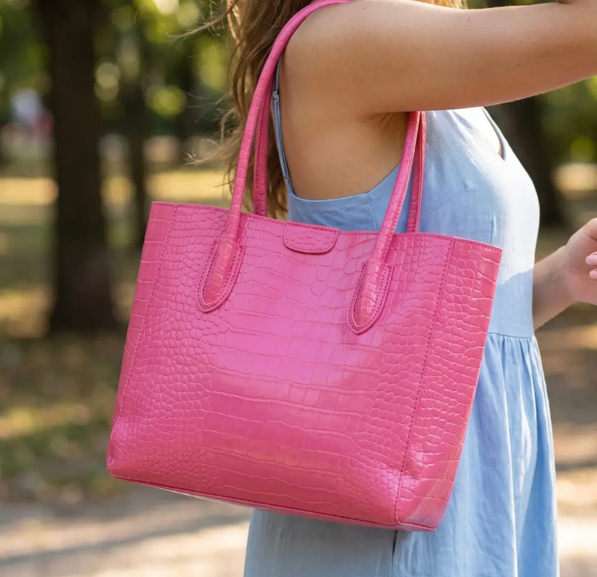 Hot Pink Shoulder Bag