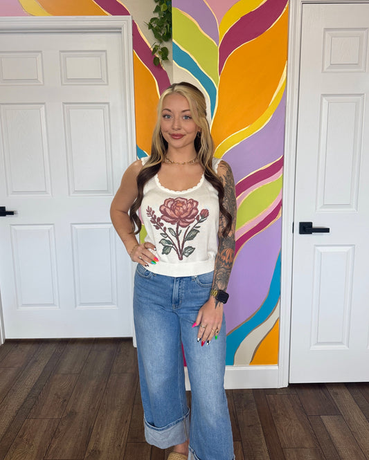 Vintage Rose Tank
