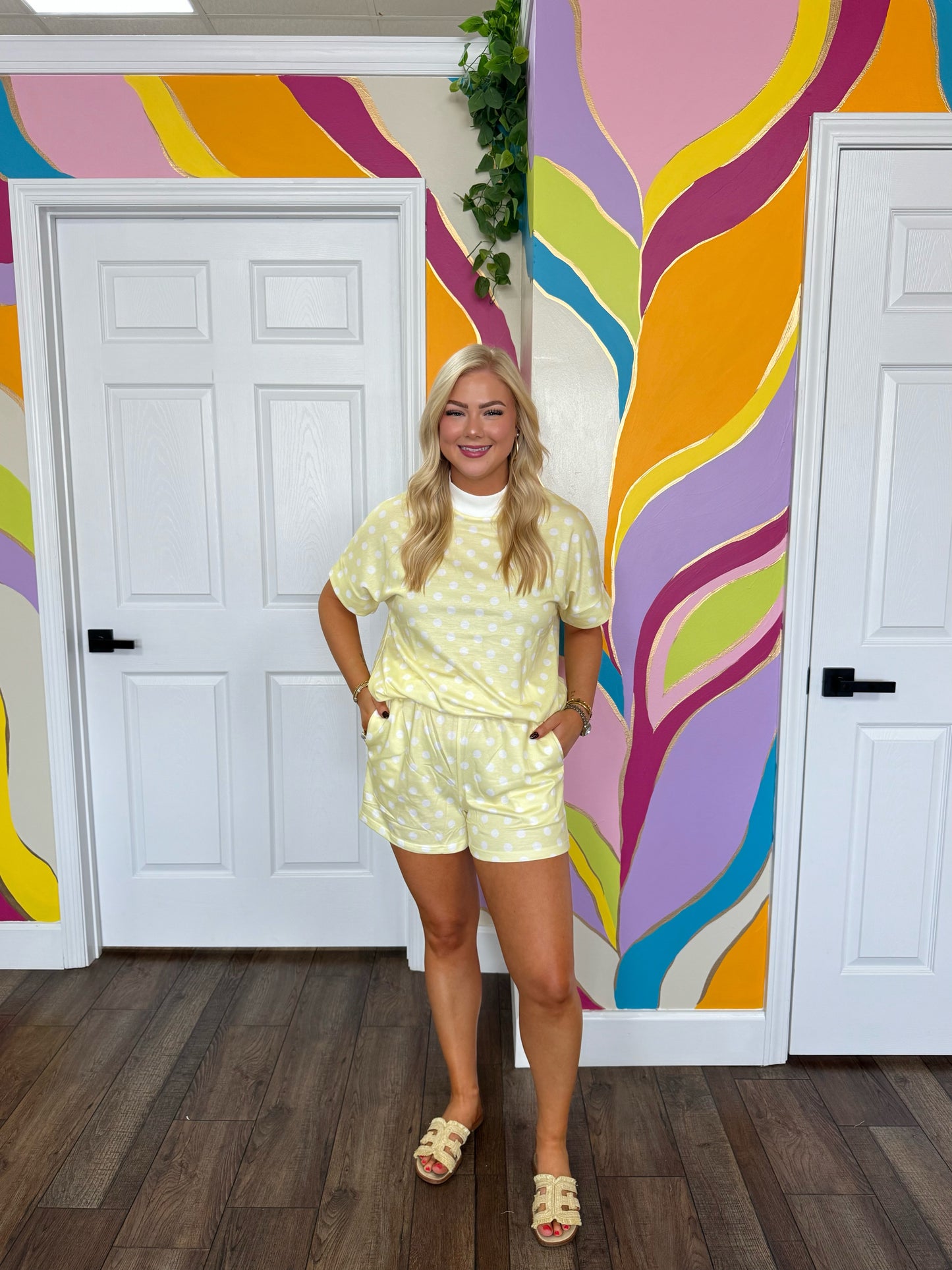 Sunny 2pc Mock Neck Set