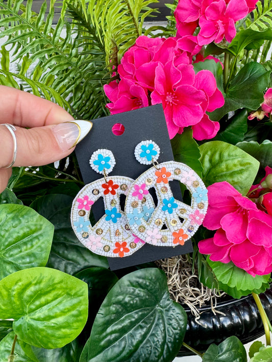 Peace Sign Earrings