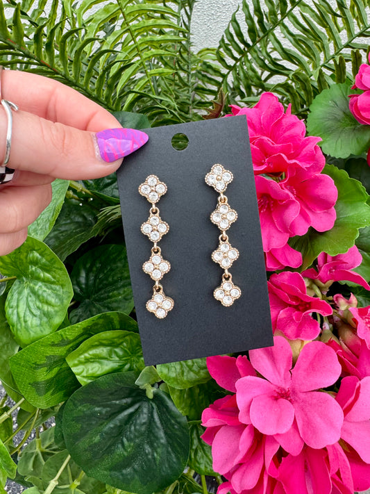 Elegant Clover Earrings
