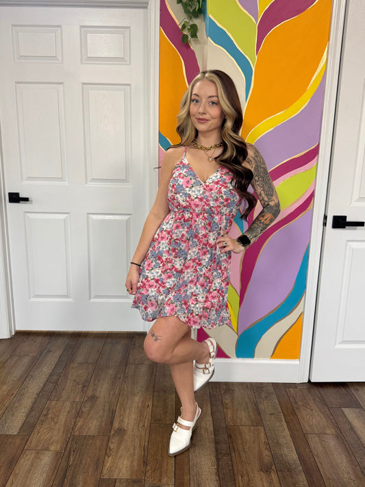 Pink Skies Mini Dress